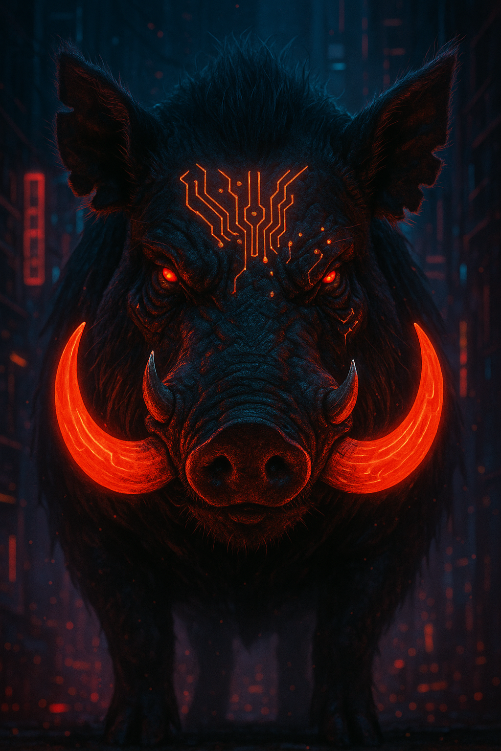 Cyber Pig Mascot